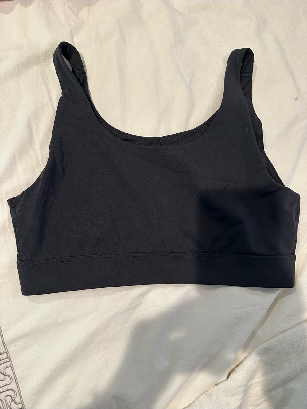 Outdoor Voices Black Seamless Sports Bralette